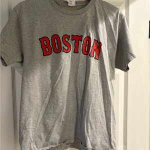 Gray Boston Graphic T-Shirt